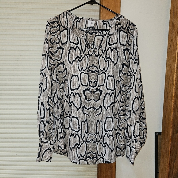 Cabi Serpentine Blouse Brand New Women Large - Picture 4 of 8